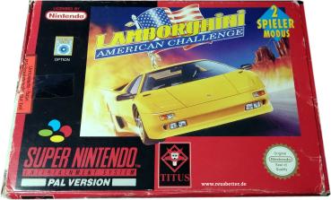 Lamborghini American Challenge Super Nintendo/SNES Spiel